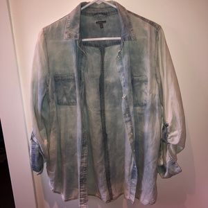 Denim button up shirt